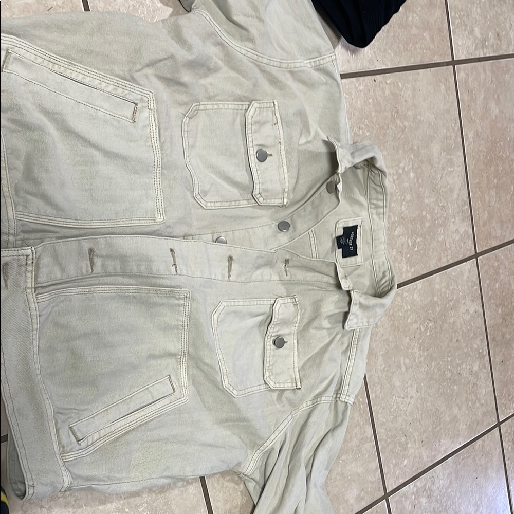 Tan Jean Jacket